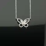 Collier papillon brillant pour femme 1