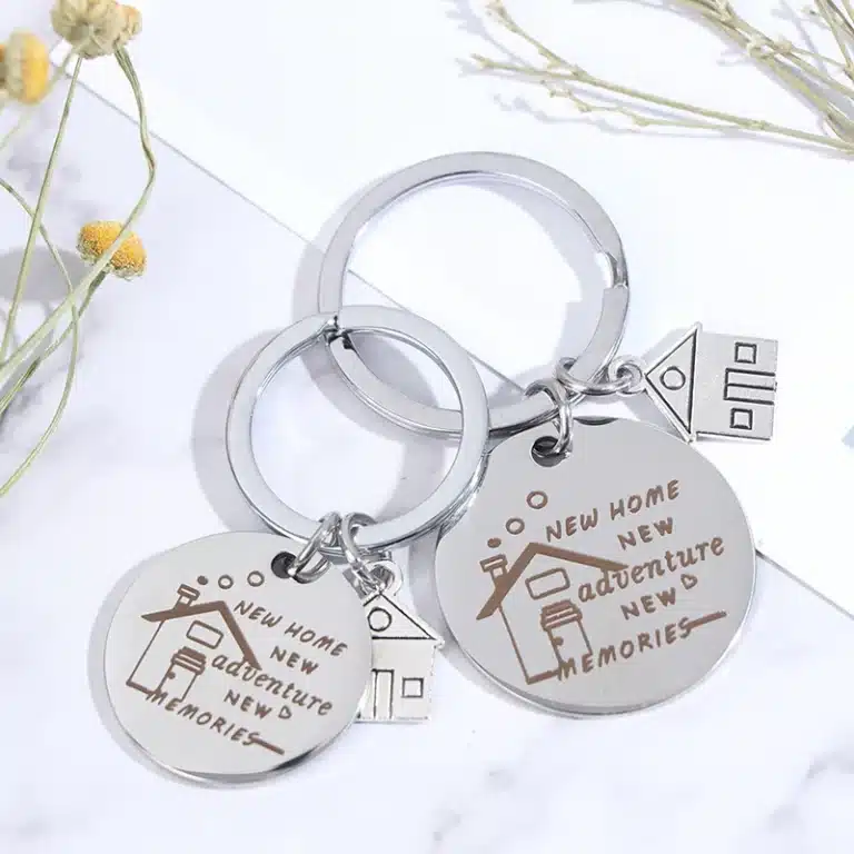 Porte-clés couple nouvelle maison 1