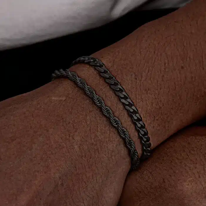 Duo bracelets tressés pour homme 3