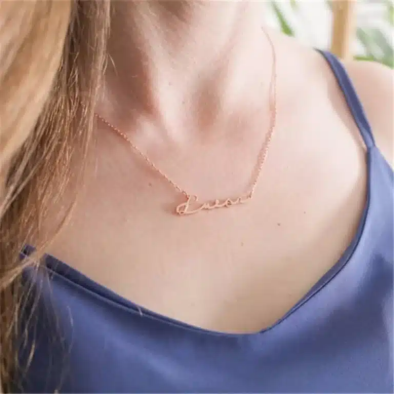 Collier couple artistique design femme 3