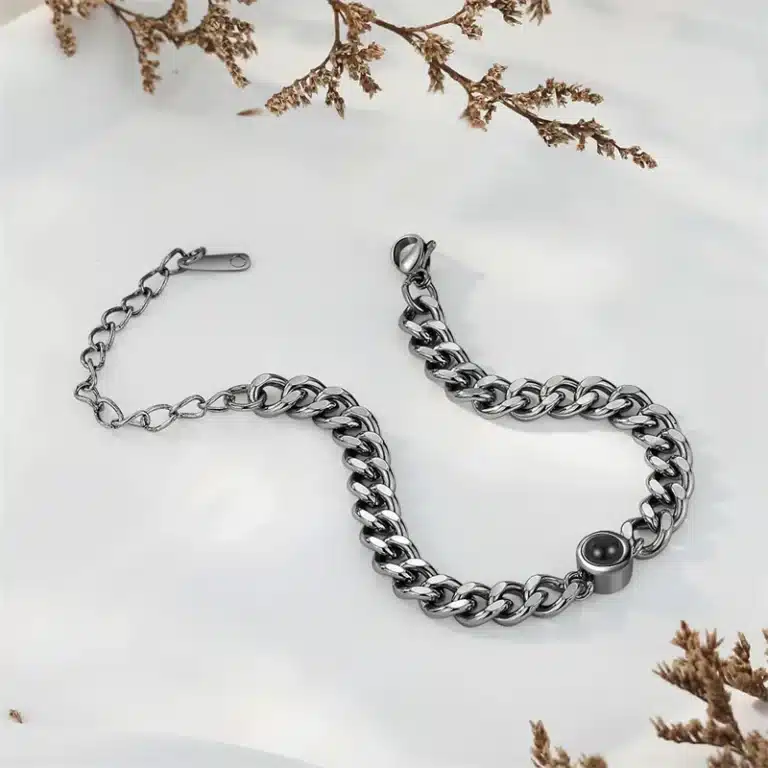 Bracelet personnalisé photo homme 4