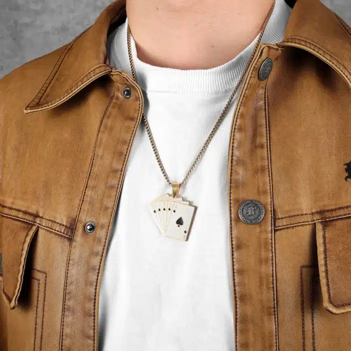 Collier couple jeu de cartes 5