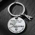 Porte-clés couple avec initiale 2