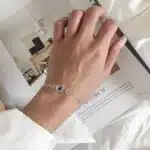 Bracelet couple photo projection coeur pour femme 3