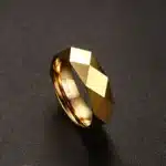 Bague de promesse géométrique 6