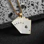 Collier couple jeu de cartes 1