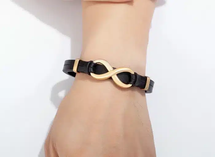 Bracelet couple infini cuir pour homme 23