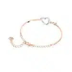 Ensemble collier bracelet coeur infini pour femme 5