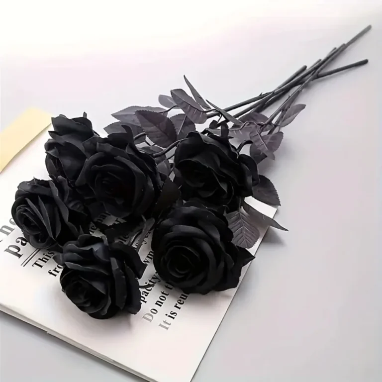 Bouquet rose éternelle noire 3