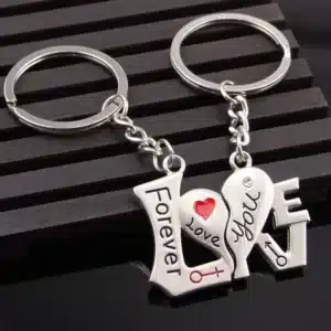 Porte-clés couple love original qui s'emboite 2