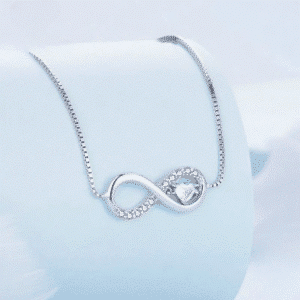 Collier femme infini argent