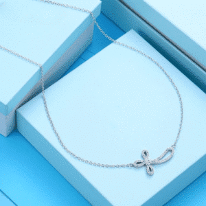 Collier couple croix romantique pour femme