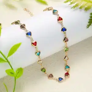 Collier coeur ras du cou pour femme 1