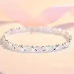 Bracelet argent brillant pour femme 1