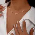 Collier femme personnalisé acier inoxydable plusieurs prénoms 3
