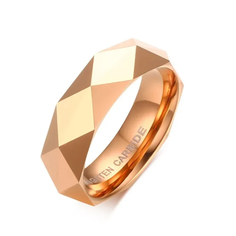 Bague de promesse géométrique 2