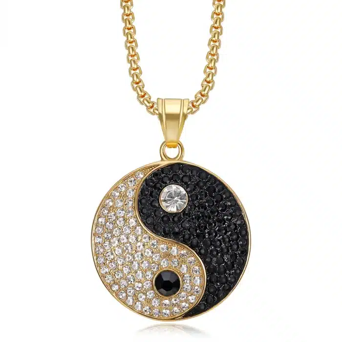 Collier couple Yin Yang femme 3