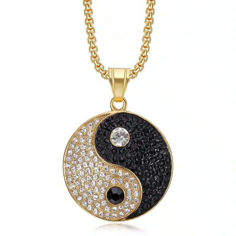Collier couple Yin Yang femme 3