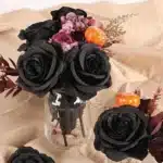Bouquet rose éternelle noire 5