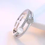 Bague de promesse luxe pour femme 2