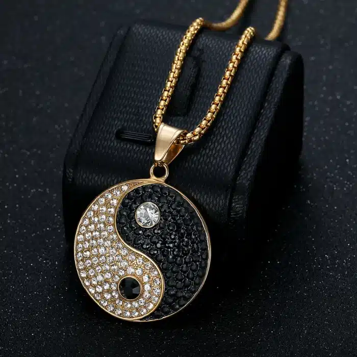 Collier couple Yin Yang femme 2