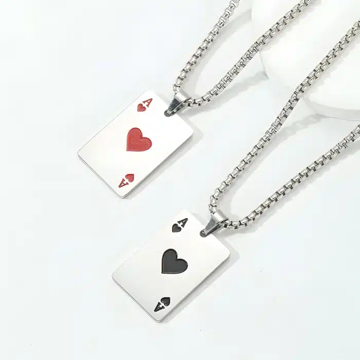 Collier couple as de coeur 6