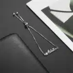 Bracelet prénom personnalisé acier inoxydable 5