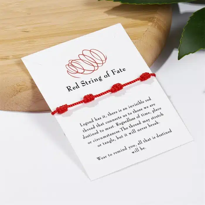 Bracelets noeud couple porte-bonheur 1