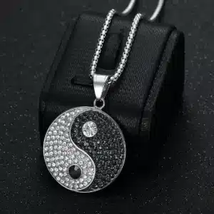 Collier couple Yin Yang femme 1