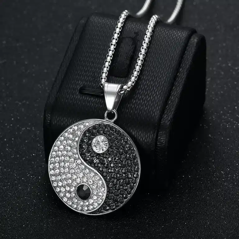 Collier couple Yin Yang femme 1