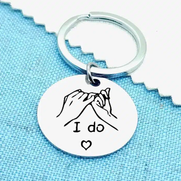 Porte-clés couple promesse 4