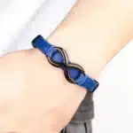 Bracelet couple infini cuir pour homme 3