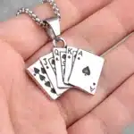 Colliers couple jeu de cartes poker 2