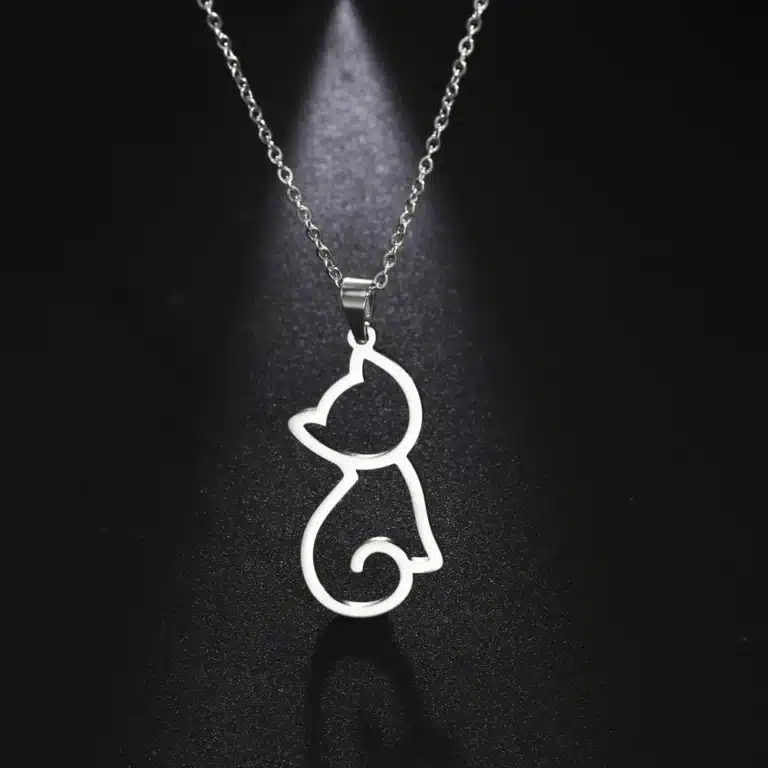 Collier couple chaton mixte 4