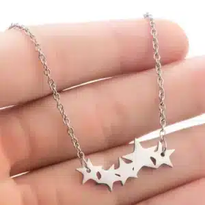 Collier femme petites étoiles 1