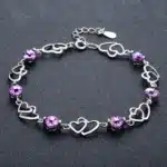 Bracelet mini coeurs pour femme 1