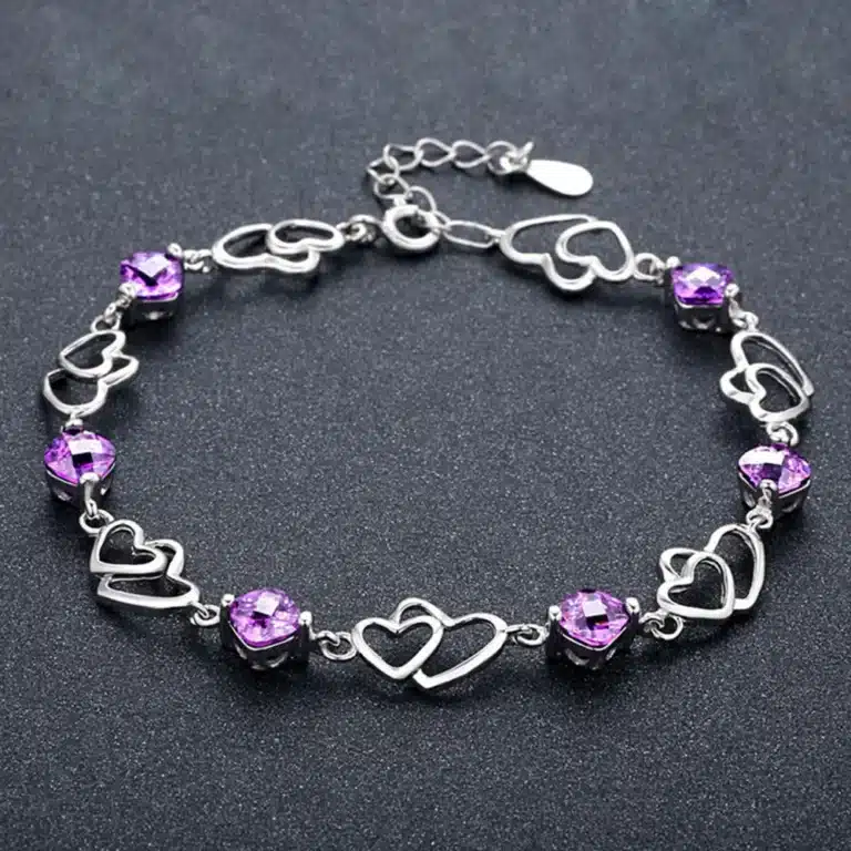 Bracelet mini coeurs pour femme 1
