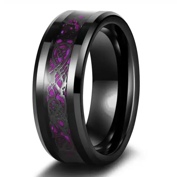 Bague claddagh couple violette 2