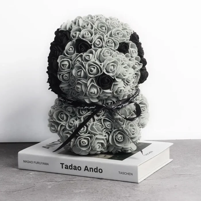 Chien en rose éternelle 6