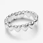 Bague de promesse petits coeurs pour femme 3