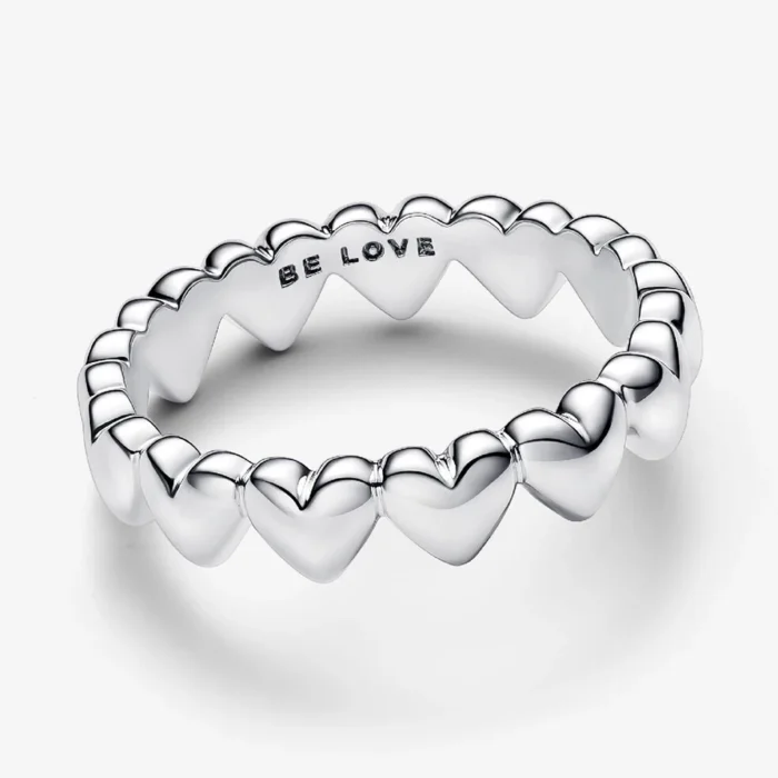 Bague de promesse petits coeurs pour femme 3