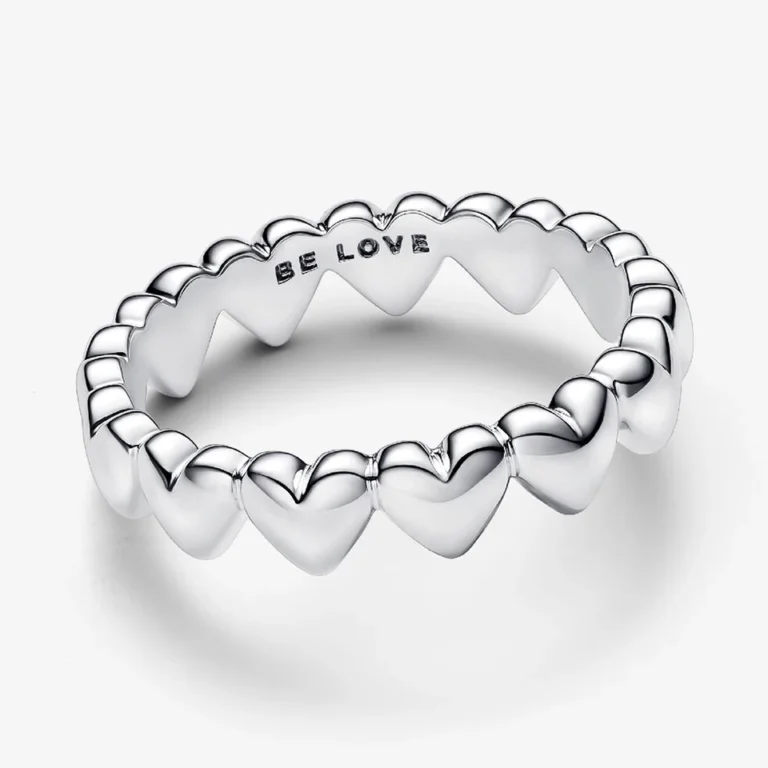 Bague de promesse petits coeurs pour femme 3