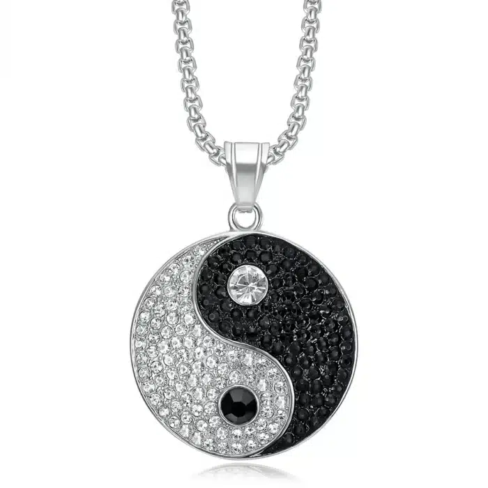 Collier couple Yin Yang femme 5