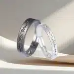 Bagues de promesse battements de coeur 1