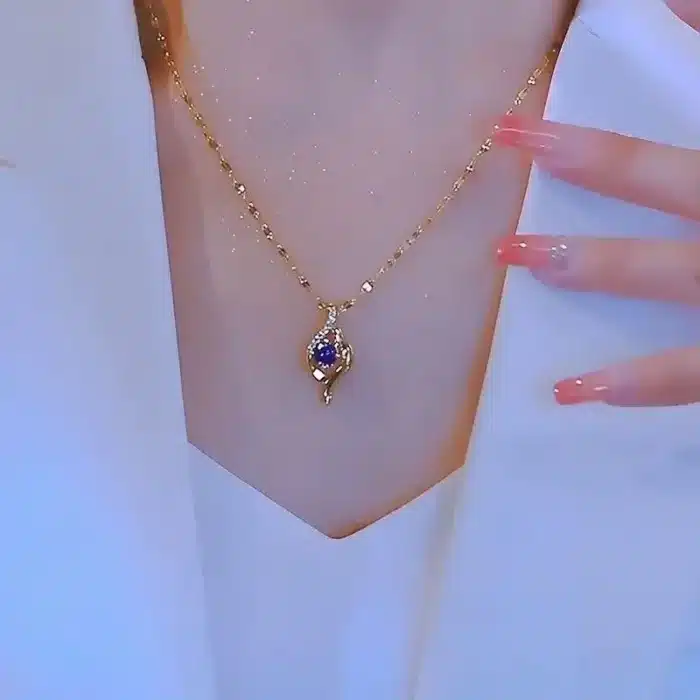 Collier couple romantique femme 2