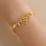 Bracelet coeur infini pour femme 3