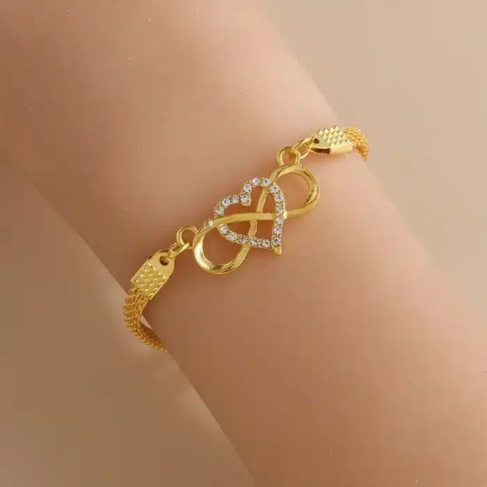 Bracelet coeur infini pour femme 3