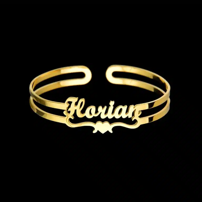 Bracelet prénom personnalisé femme 1