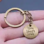 Porte-clé couple vintage citation 7