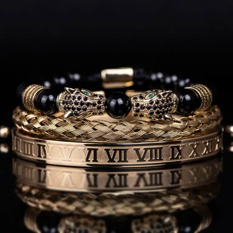 Trio de bracelets pour homme 5